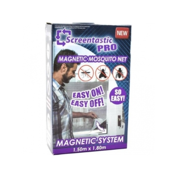 MOSKITIERA  okno 150x180cm +taśma magnetyczna