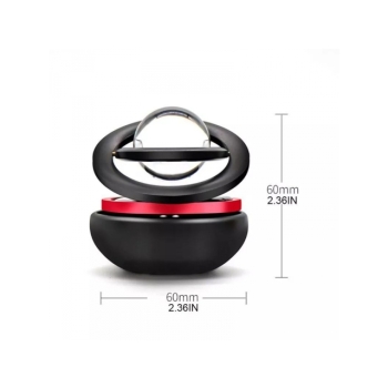 Zapach samochodowy Solarny obrotowy dyfuzor czarny