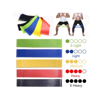 Gumy taśmy do ćwiczeń fitness zestaw 5 x gum taśm