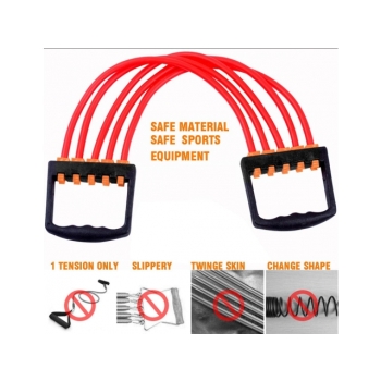 EKSPANDER DO ĆWICZEŃ 5 GUMY OPOROWYCH REGULOWANY