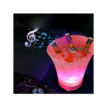 POJEMNIK WIADERKO NA LÓD GŁOŚNIK BLUETOOTH LED