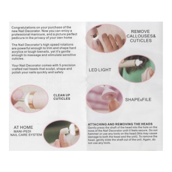 PILNIK DO PAZNOKCI ELEKTRYCZNA PILNICZEK USB