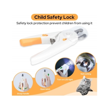 Obcinaczki Pazurów dla Psa,Kota Oświetlenie LED