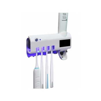 manualny dozownik do pasty uchwyt na szczoteczkiUV