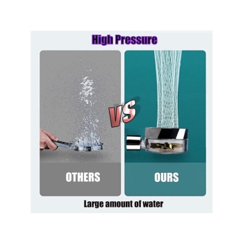 SŁUCHAWKA PRYSZNICOWA Z TURBINĄ WENTYLATOREM FILTR