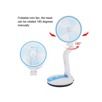 Wentylator z lampką ładowany USB JH-2018