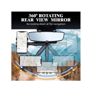 UCHWYT DO SAMOCHODU NA LUSTERKO WSTECZNE TELEFON