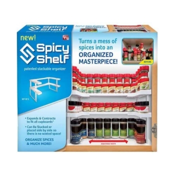 Organizer na pojemniki półka do szafki kuchni