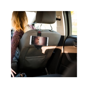 Uchwyt na kubek telefon haczyk na zagłówek czerwon