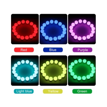 10X KOLOROWE LAMPKI DO TOALETKI NA LUSTRO MAKIJAŻU