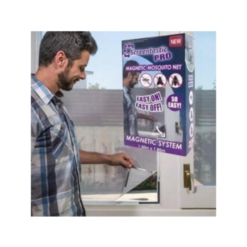 MOSKITIERA  okno 150x180cm +taśma magnetyczna