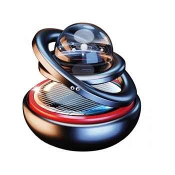 Zapach samochodowy Solarny obrotowy dyfuzor czarny