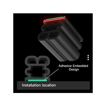 USZCZELKA SAMOPRZYLEPNA DRZWI SAMOCHODU 5m 14X15