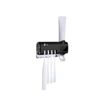 dozownik do pasty uchwyt na szczoteczki UV czarny