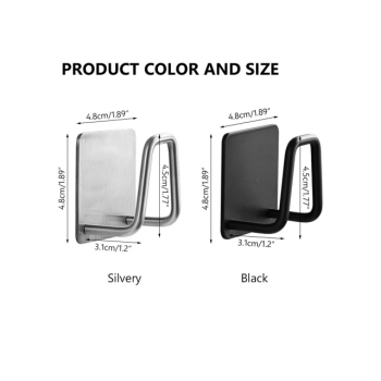 ORGANIZER KUCHENNY NA GĄBKI UCHWYT NA ZLEW CZARNY