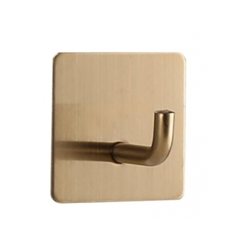 HACZYK ŁAZIENKOWY SAMOPRZYLEPNY ZŁOTY KWADRATOWY