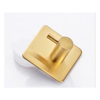 HACZYKI METALOWE ŁAZIENKOWE SAMOPRZYLEPNE ZŁOTE