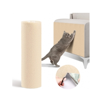 Samoprzylepna mata do drapania dla kotów 100x60 beżowa