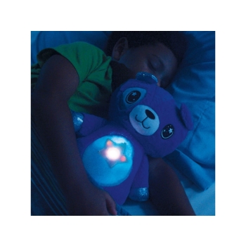 Pluszowy miś projektor gwiazd uspokajacz  kolorowy