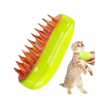 SteamyCat 3-w-1 Szczotka Parowa z Masażem dla Kota