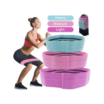 Zestaw HIP BAND gumy taśmy oporowe do ćwiczeń Etui