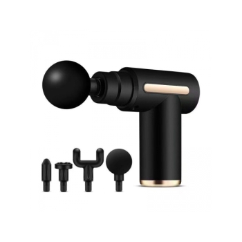 Pistolet do Masażu Masażer 4 Głowice 7,4V USB
