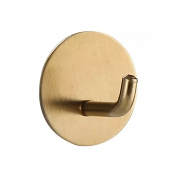 HACZYK ŁAZIENKOWY SAMOPRZYLEPNY ZŁOTY OKRĄGŁY