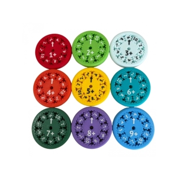 9szt. Fidget spinner matematyczny, zabawka