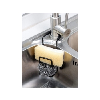 Uchwyt na gąbkę zmywak organizer wieszak czarny