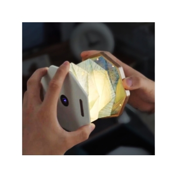 Papierowa Składana Lampka LED ładowana usb