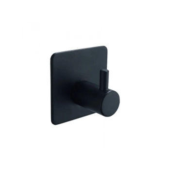 HACZYKI METALOWE  ŁAZIENKOWE SAMOPRZYLEPNE CZARNE