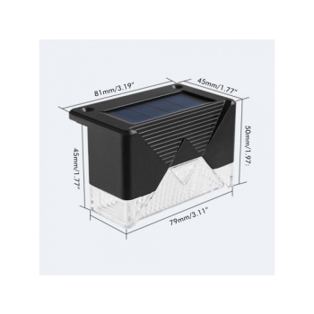 LAMPKI SOLARNE OGRODOWE LED SCHODY TARAS PŁOT X4