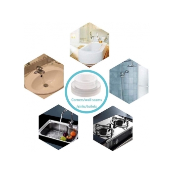 Podwójna taśma uszczelniająca biała 38mm 3,2m0,5mm