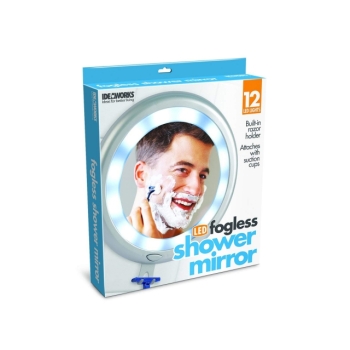 LUSTRO 12 LED PRZYSSAWKI LUSTERKO ŁAZIENKOWE