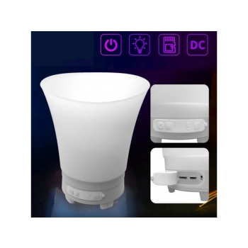 POJEMNIK WIADERKO NA LÓD GŁOŚNIK BLUETOOTH LED