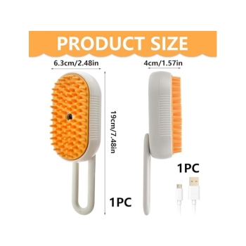 SZCZOTKA DLA PSA KOTA NAWILŻAJĄCA SIERŚĆ PAROWA