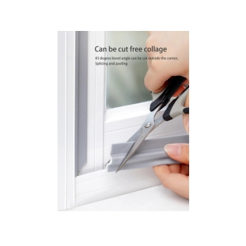 Uszczelka taśma do okien 3mm x 2,2cm x 3M szara