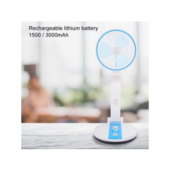 Wentylator z lampką ładowany USB JH-2018