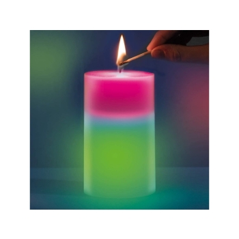 Świeca woskowa z podświetleniem LED