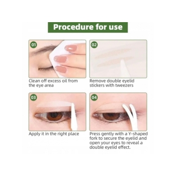 PLASTRY NA OPADAJĄCE POWIEKI KORYGUJĄCE 100x48szt