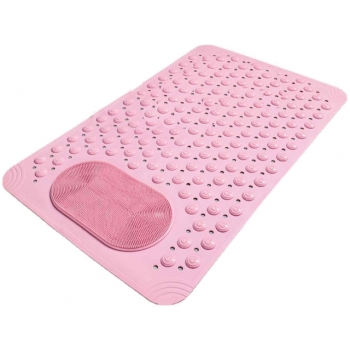 Mata ANTYPOŚLIZGOWA łazienki wanny prysznic różowa