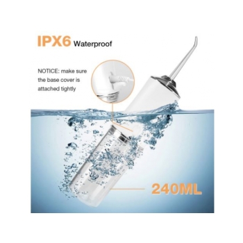 IRYGATOR DENTYSTYCZNY USB Z 2 KOŃCÓWKAMI biały